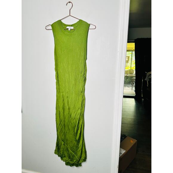 ATLEIN x RTR Women's Green Sleeveless Crewneck Knit Midi Dress Size XXL - Picture 5 of 9